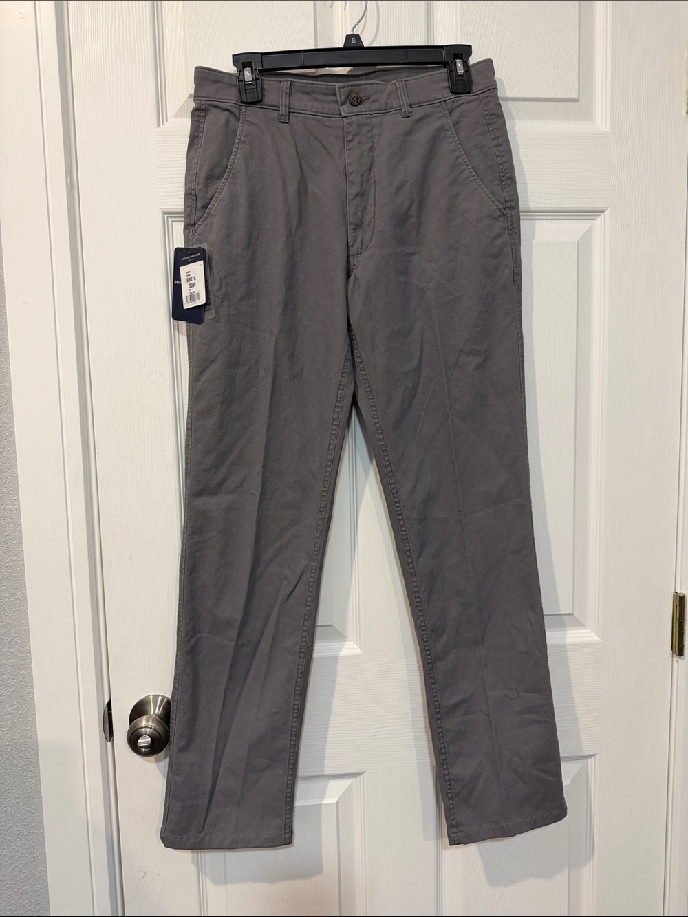 Men's Gray Casual Chino Pants
